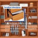 Ver imagem 6 de Guarda Roupa Casal 2 Portas 2 Gavetas 245cm com Espelho