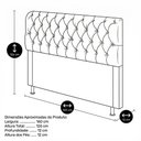 Ver imagem 4 de Cabeceira Cama Box Queen Size Sarah 160cm com Frame Bouclê Cinza Escuro - Desk Design