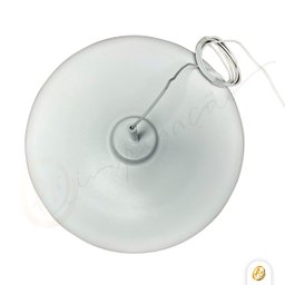 Lustre Pendente Dot Slim Redondo 33cm Led 3000k 12w Bivolt Branco - 2