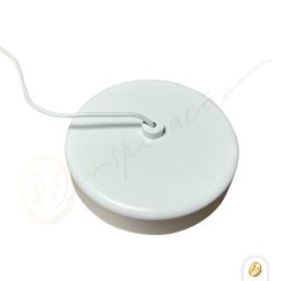 Lustre Pendente Dot Slim Redondo 33cm Led 3000k 12w Bivolt Branco - 12