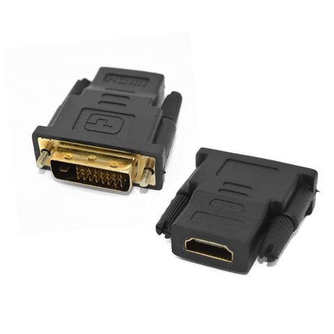 Adaptador Dvi-d Macho para Hdmi Femea Preto Gvbrasil Adt009