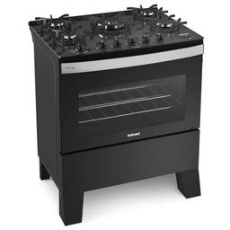 Fogão Itatiaia 5 Bocas Itaglass Plus Preto - Bivolt - 4 Fogão Itatiaia 5 Bocas Itaglass Plus Preto - Bivolt - 4