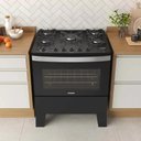 Ver imagem 2 de Fogão Itatiaia 5 Bocas Itaglass Plus Preto - Bivolt