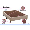 Ver imagem 7 de Cama Box Crc Casal +Colchão Molas Super Pocket Elegant Ortobom 138x188