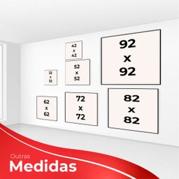 kit com 2 Quadros Decorativos Florais com Moldura e Vidro para Sala Quarto Escritório e Clínica 72x7 - 6