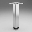Ver imagem 2 de Pé para Móvel 10cm Cromado Italy Line Ideal Mesa e Sofá Prateado