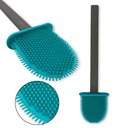 Ver imagem 2 de Escova Sanitária Silicone de Limpar Vaso Sanitário Suporte