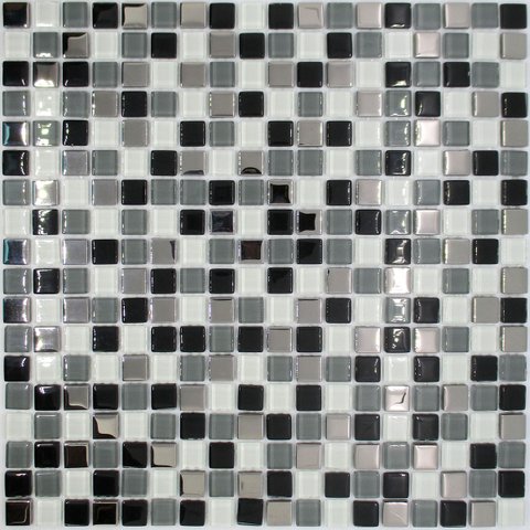 Pastilha de Vidro para Parede Cristal Mescla 30x30cm