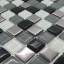 Ver imagem 2 de Pastilha de Vidro para Parede Cristal Mescla 30x30cm