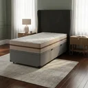 Ver imagem 2 de Cama Box Baú com Colchão de Molas Ensacadas Classic Pocket Solteiro 78cm