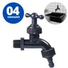 Torneira Plástica Reforçada Para Jardim e Tanque 1/2" | Utilimix | Kit 04 Un - 5