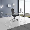 Ver imagem 2 de Mesa de Escritório Cavalete Arame Bela Vista Branco