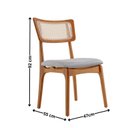 Ver imagem 2 de Conjunto 2 Cadeiras em Madeira Maciça Ravena