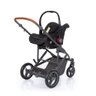 Kit Carrinho Moisés como 4 com Bebê Conforto + Bolsa Woven Black - Abc Design - 6