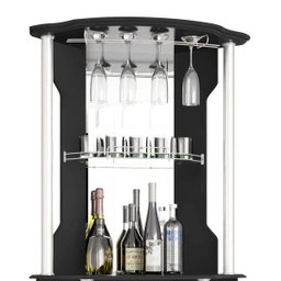 Bar de Canto Talismã Plus Preto - Bechara - 2 Bar de Canto Talismã Plus Preto - Bechara - 2