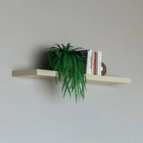 Prateleira para Painel de Tv 90cm com 3,8cm de Espessura 100% Mdf Tb222 Dalla Costa