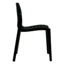 Ver imagem 3 de Kit 2 Cadeiras Gruvyer Sala de Jantar Preta -