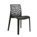 Ver imagem 2 de Kit 2 Cadeiras Gruvyer Sala de Jantar Preta -