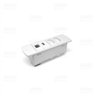 Régua De Caixa 170 Facility 4 Blocos - 2el/1usb/1bl-key - Branco - 1