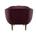 Ver imagem 4 de Poltrona Decorativa Confort Veludo VINHO SKY MOBILE