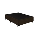 Ver imagem 1 de Base Box Casal Blindado Suede Marrom