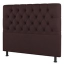 Ver imagem 1 de Cabeceira Cama Box Solteiro Nice 100cm Suede Marrom - Desk Design