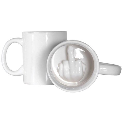 Caneca Dedo do Meio Up Yours Mug