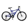 Bicicleta Master Bike Aro 26 Totem Suspensão Full Baixa A-36 21 Marchas Azul - 1