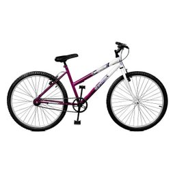 Bicicleta Master Bike Aro 26 Feline Freio V-Brake Violeta/Branco - 1