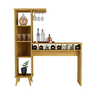 Balcão Divisor de Ambientes Bancada Bar com Adega Web Primus:Mel/Perola - 6