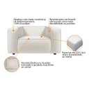 Ver imagem 4 de Poltrona Decorativa Cecília Bouclé