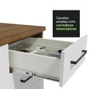 Ver mais imagens de Armário de Cozinha Compacta 180cm Rustic/Branco Agata Madesa 09