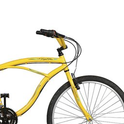 Bicicleta Kyklos Aro 26 Pontal 6.4 Freio Manual 21V Amarelo - 2