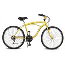 Ver imagem 1 de Bicicleta Kyklos Aro 26 Pontal 6.4 Freio Manual 21V Amarelo