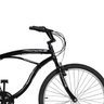 Bicicleta Kyklos Aro 26 Pontal 6.8 Freio Manual com Bagageiro Preto - 2
