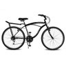 Bicicleta Kyklos Aro 26 Pontal 6.8 Freio Manual com Bagageiro Preto - 1