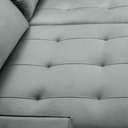 Ver mais imagens de Sofa Retratil Reclinavel 2 Lugares 2,20 Vitória Veludo Cinza Lansofbr