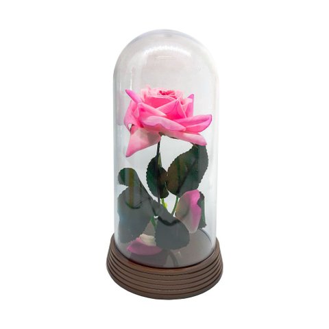 Linda Redoma com Rosa Rosa , Inspirada na a Rosa Encantada do Filme a a Bela e a Fera e do o Pequeno