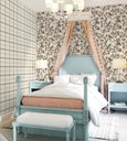 Ver imagem 1 de Papel de Parede Bobinex Jardim Botânico Azul e Terracota - Coleção Refúgio