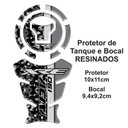 Ver imagem 3 de Kit Protetor de Tanque Adesivo Moto Honda Xre 190cc 2025/26 Cinza