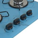 Ver imagem 3 de Cooktop 4bocas Ultra Chama 127/220v Marmo Azul