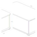 Ver imagem 3 de Caixa de Brinquedos Ref Bb 710 Branco - Completa Móveis