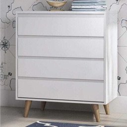 Cômoda Infantil 4 Gavetas Lorena Carolina Baby - 1