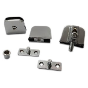Kit pivotante para janela de vidro temperado blindex