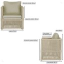 Ver imagem 2 de 4 Poltronas Madri Alumínio Corda Náutica Estofado 7 Trama Original
