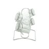 PORTA TEMPEROS 4 PEÇAS DE VIDRO TAMPA HERMÉTICA E SUPORTE CROMADO 200ML - LYOR 7087 - 2