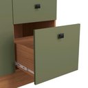 Ver mais imagens de Cozinha Modulada Pixel Kappesberg 100% Mdp Canela/verde Frevo 280cm