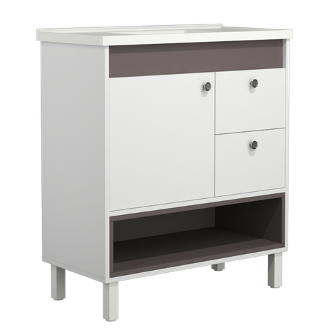 Gabinete de Banheiro com Pé Istambul 80cm