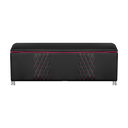 Ver imagem 2 de Baú Organizador Fighter para Quarto Gamer 90 Cm Corino:preto e Pink