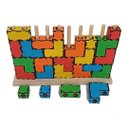 Ver imagem 6 de Blocos de Encaixe Educativos Pedagógicos Brinquedos em Madeira Jogos Divertidos Socialização Diversã